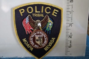 tribal indian police patch MOAPA TRIBAL POLICE MOAPA NEVADA YELLOW BORDERS - Picture 1 of 1