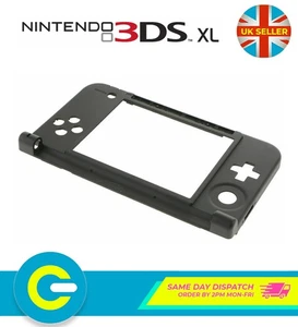 Black Mid Hinge Frame Housing Shell Part for Nintendo 3DS XL (OLDER VERSION) - Picture 1 of 4