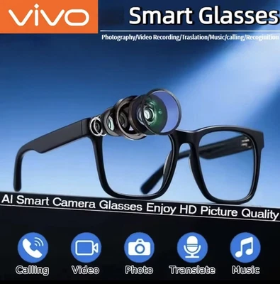 VIVO HD Smart Glasses Photochromic Multifunction Bluetooth Calling Voice - Image 1 of 4
