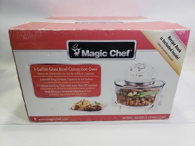 Magic Chef  3 Gallon EWGC12W3 Glass Bowl Convection Oven - Image 1 of 4