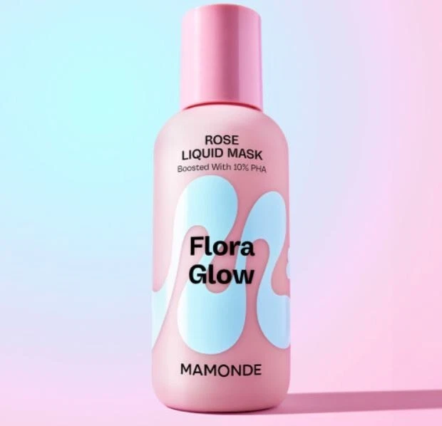 MAMONDE Flora Glow Rose Liquid Mask 80ml PHA 10%, 24 S/S New - Image 1 of 4