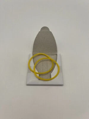 LEGO® Zubehör Technic Rubber Belt X90 Gummi gelb  2STK für 6484 4283 NEU NEW IL - Bild 1 von 2