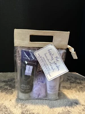 Gel de ducha The Healing Garden terapia de lavanda relajación básico de baño tamaño completo Foto 1 de 4