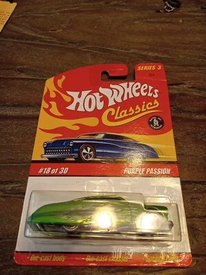Hot Wheels Classics Series 1 Chrysler Purple Passion #20/25 Green Limited Ed - Image 1 of 2