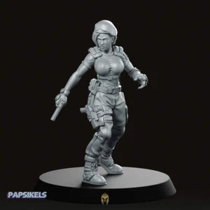 Jillian Velentines Special Operation Agent Miniature Sci-fi Stargrave 28mm - 55m - Picture 1 of 6