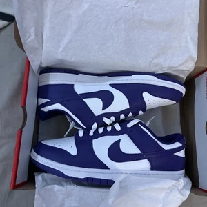 Size 10.5 Men's Nike Dunk Low Retro Court Purple - Picture 1 of 9