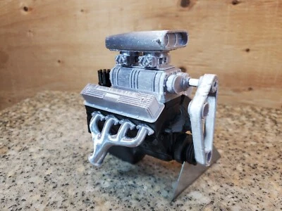 3d Print Supercharged V8 1/10 Scale Engine Motor For RC Car / Truck - Image 1 of 4