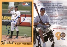Kevin Frandsen Signed 2010 DAV Minor/Independent/Summer Leagues #356 Card