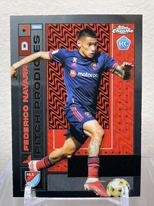 2022 Topps Chrome MLS Pitch Prodigies Federico Navarro Rookie #146 Chicago Fire - Picture 1 of 2
