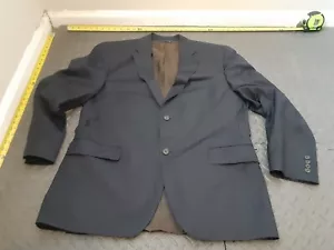 Patrick James Navy Blue Sport Coat Suit Jacket Blazer 42R Wool #S193 - Picture 1 of 7