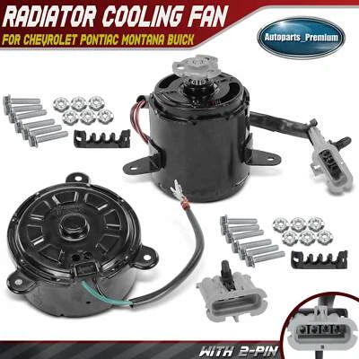 2 peças motor ventilador radiador esquerdo e direito para Chevrolet Uplander Buick Pontiac Saturn - Imagem 1 de 4
