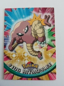 POKEMON / TOPPS TRADING CARD - TV ANIMATION EDITION - #106 HITMONLEE - Afbeelding 1 van 2