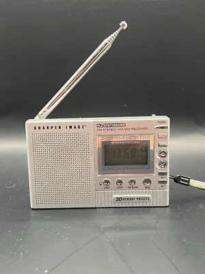Sharper Image World AM/FM Shortwave Portable Radio SN400 - UNTESTED- Turns On - Image 1 of 4