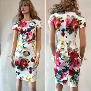AUTH Dolce & Gabbana floral printed cotton dress IT 38 - Picture 1 of 14