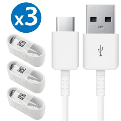 3-Pack OEM Samsung USB Type C Fast Charging Cable Galaxy S8 S9 S10 Plus Note 8 9 - Image 1 of 4