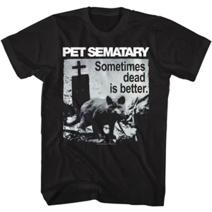 Camisas negras Pet Sematary a veces muertas es mejor - Imagen 1 de 2