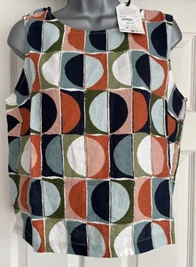 EX Seasalt Half Moons Chalk Linen Colour Study Top Size 10 12 14 16 18 22 RRP£48 - Picture 1 of 5