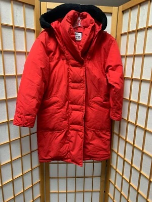 VTG Girl's COMPANY STORE  Down LONG  Coat SIZE M - Image 1 of 4