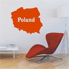Wandtattoo Landkarte Polen Poland Polska Karte Europa Wandaufkleber Bild2