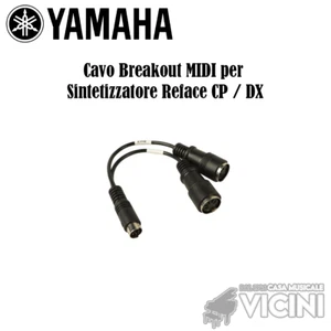 Yamaha ZP893500 - Cavo Breakout MIDI per Sintetizzatore Reface CP DX Originale - Foto 1 di 1