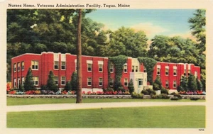 Nurses Home Veterans Administration Togus Maine Vintage PC - Picture 1 of 2