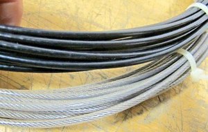 110 Feet Plastic Coated 7x7 Wire Rope 920 Pound Test 0.667 O.D. / 0.10 [C5 - Picture 1 of 3