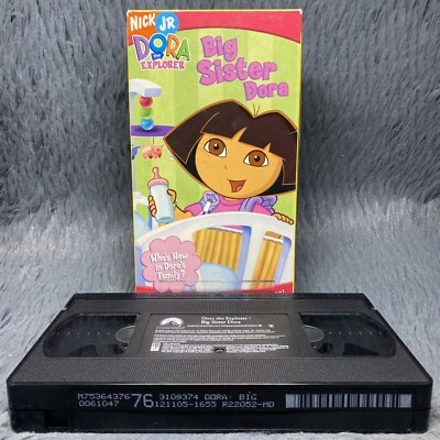 Dora the Explorer - Big Sister Dora VHS Tape 2005 Nick Jr Nickelodeon Cartoon - Image 1 of 4