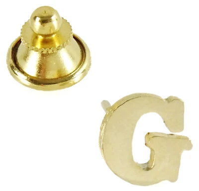 Avon Letter G Initial Tie Tack Pin — 第 1/3 张图片
