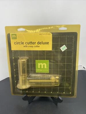 NEW Making Memories Circle Cutter With Crazy Cutter & Mat Cuts 2 - 8.5” Circles - Image 1 of 4