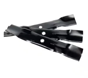 Paquete de 3 cuchillas de cortacésped John Deere GY20852 para cubierta de 48" D140, E150 - Imagen 1 de 1