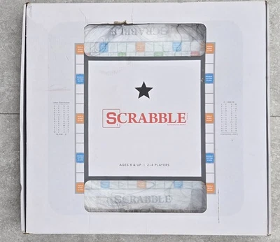 Collector's Edition Large Rotating Scrabble Glass Non-Slip Board Game FREEUSHIP - Image 1 of 4