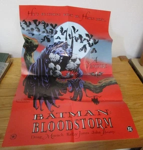 1994 DC Comics Batman Bloodstorm Poster 22" x 33" Neu aus altem Lagerbestand - Bild 1 von 4