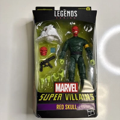 Figura de acción Marvel Legends Series Super Villans Red Skull nueva Xemnu BAF Foto 1 de 4