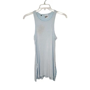 Gymshark hellblau Poise Longline Tank Top Trägershirt neu mit Etikett Small - Bild 1 von 7