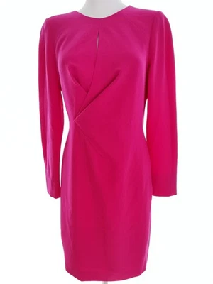 ✨ HOSS INTROPIA Strickkleid für Damen Fuchsia 40 Langer Ärmel Runder ✨ - Bild 1 von 4