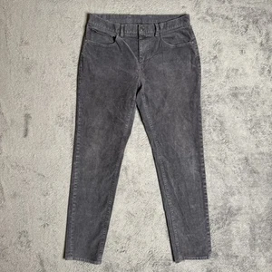 Brooks Brothers Cordhose Herren 33x32 Skinny Tapered Leg Grau Jeans Stretch - Bild 1 von 9