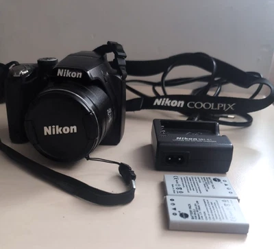 Nikon Coolpix P90 Digital Camera With 2 x Batteries and Charger - Image 1 of 4