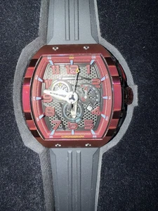 NUBEO MAGELLAN CRIMSON RED CHRONOGRAPH UHR, AUSVERKAUFT, NIEDRIGSTER PREIS! - Bild 1 von 21
