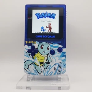 Squirtle Game Boy Color con Pantalla IPS Retroiluminada Laminada, Altavoz Nuevo, Recapitulado - Imagen 1 de 9