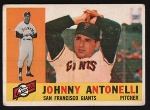 1960 Topps Baseball #80 - Johnny Antonelli - Gigantes de San Francisco 60-046 - Imagen 1 de 2