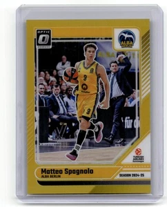 2024-25 Donruss EuroLeague #26 Matteo Spagnolo Gold Optic /10 - Picture 1 of 2