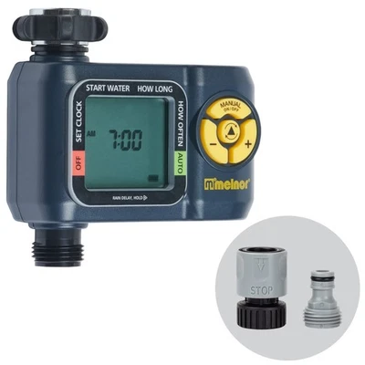 65138AMZ AquaTimer Digital Hose Timer, 1-Zone Timer, QuickConnect Bundle, Bla... - Image 1 of 4