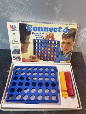 Connect 4 Vintage Board Game 1984 MB Games 100% complete & GC - Image 1 of 4