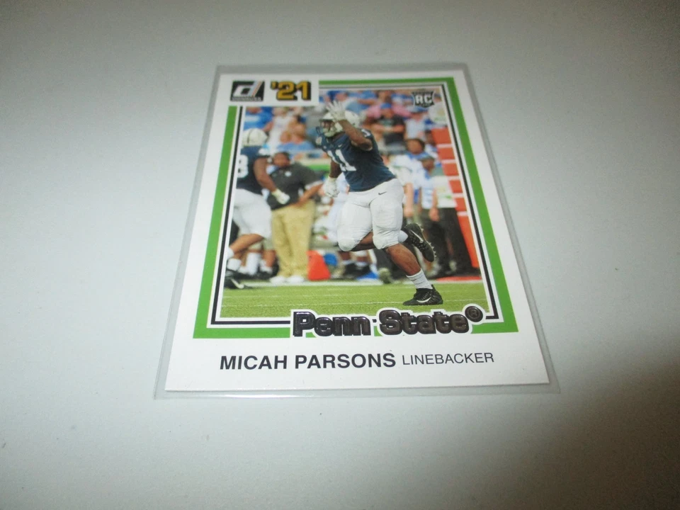 Micah Parsons 2021 Panini Chronicles Donruss Draft Picks RC #27 - Image 1 of 1