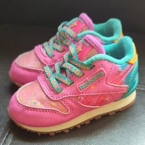 Reebok x My Little Pony Toddler Size 4.5 Sunny Light Up Pink Grippy Sneakers - Picture 1 of 6