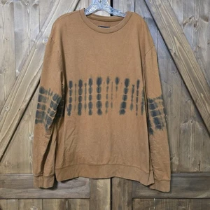 Sudadera Tie Dye Marrón Uso Original Para Hombre Mediana 100% Algodón Manga Larga - Imagen 1 de 6
