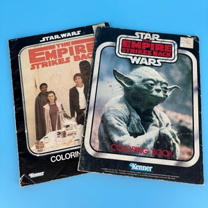 Libros para colorear Kenner 1980 de Star Wars El Imperio Contraataca (una página coloreada) - Imagen 1 de 11