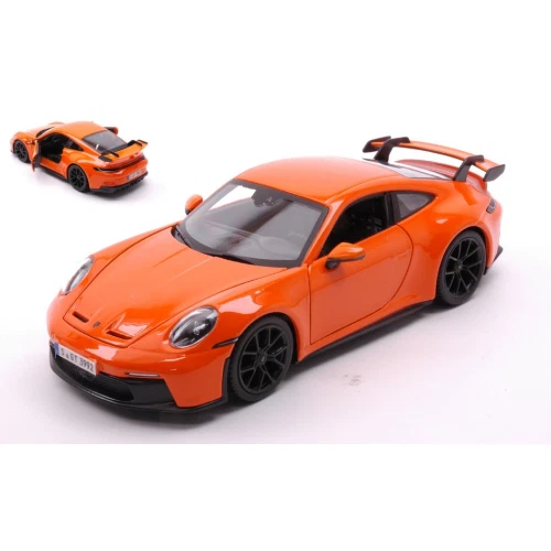 1 24 BURAGO Porsche 911 992 Gt3 Coupe 2021 Orange BU21104OR