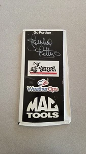 Richard Petty Firmado Autografiado Petty Motorsports Carrera Usado B Post NASCAR  - Imagen 1 de 2