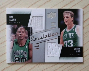 2008-09 Upper Deck Larry Bird / Ray Allen Emulation Dual Relic #E-AB - Picture 1 of 2
